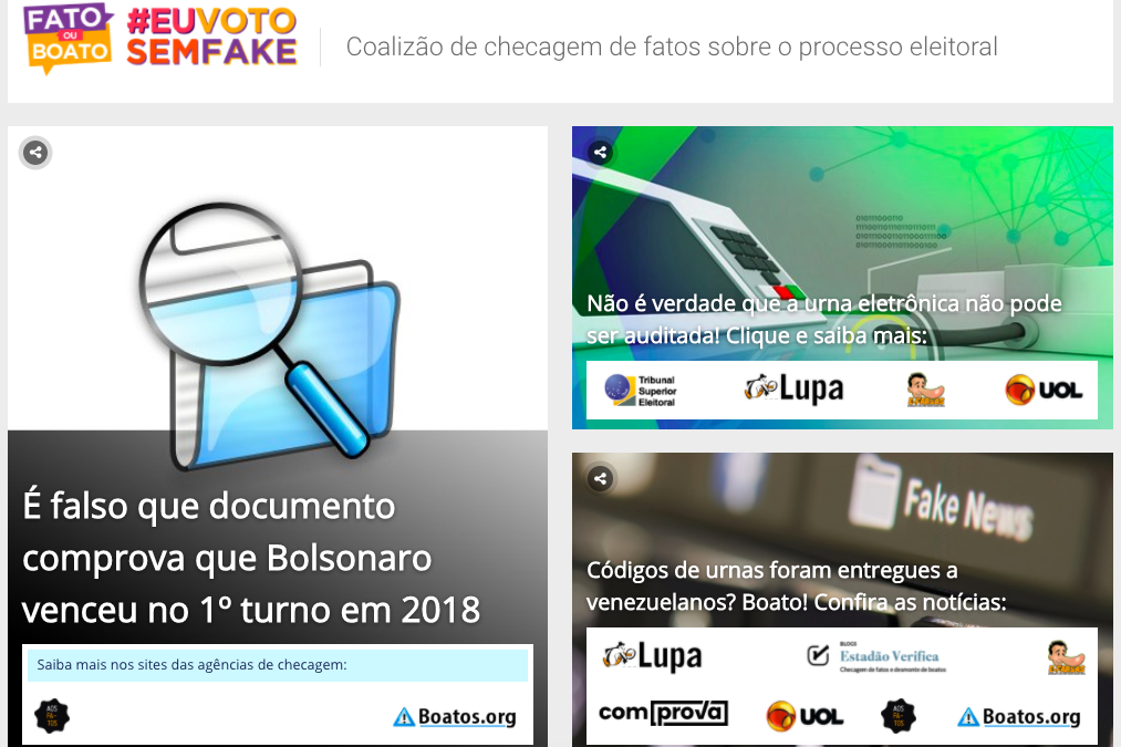 Primeira semana de campanha é marcada por fake news requentadas sobre urnas